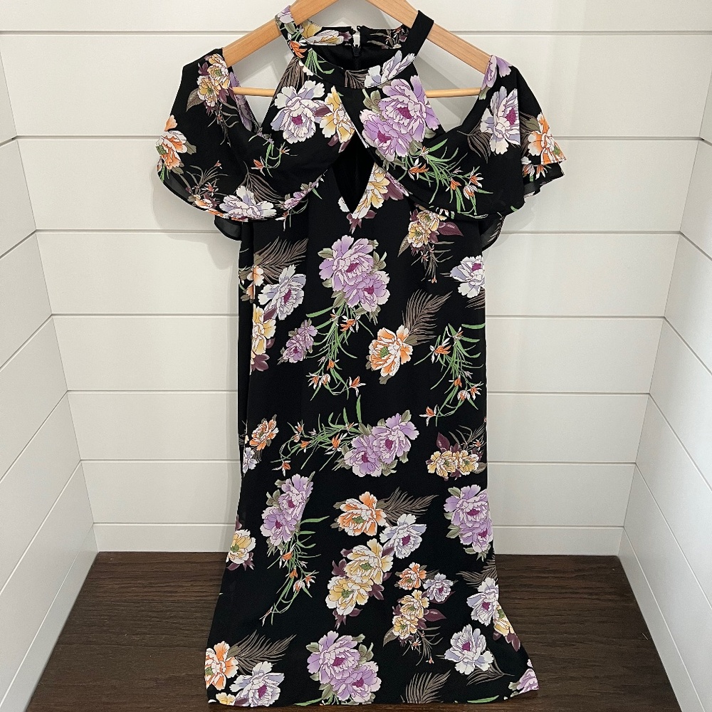 Cold shoulder dress